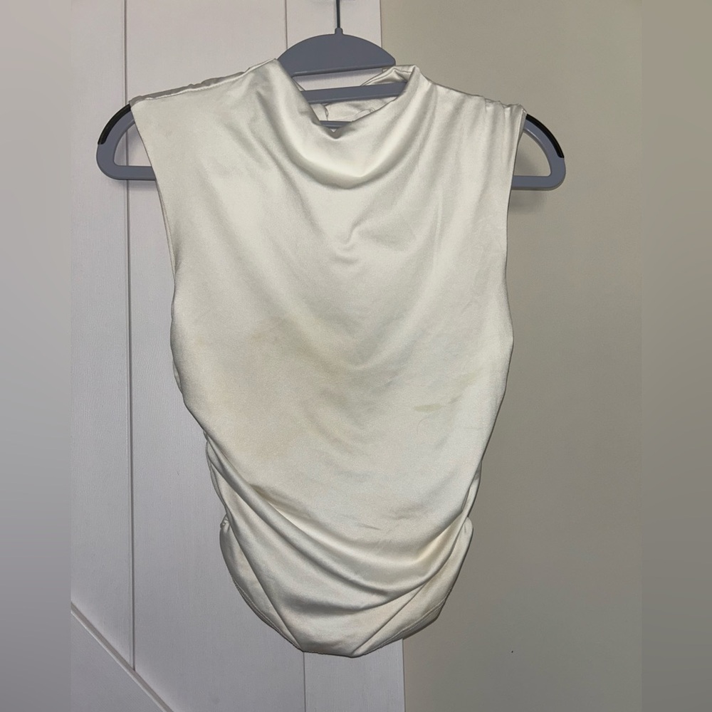 White Blouse with Collar